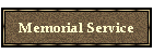 Memorial Service
